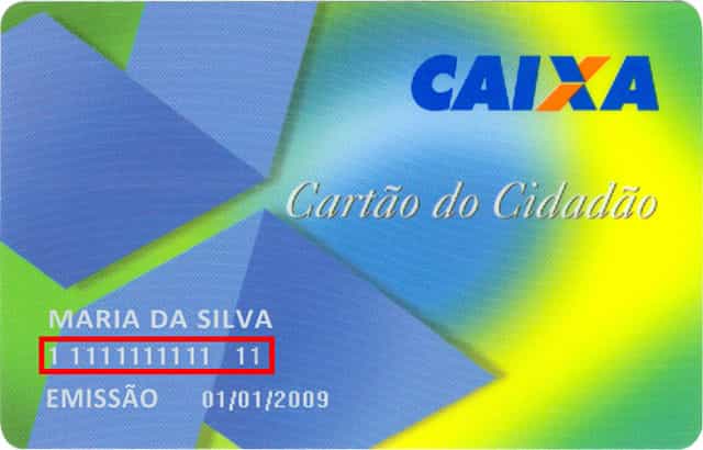 Número do NIS no Cartão Cidadão Caixa