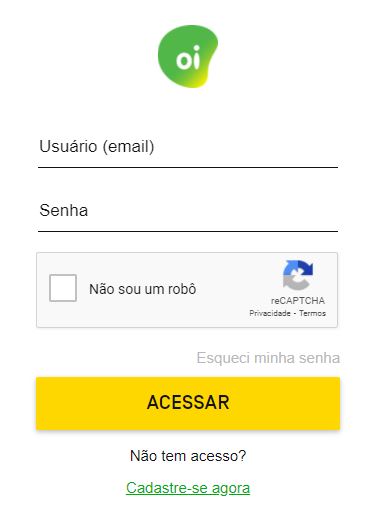 Segunda Via OI Empresa