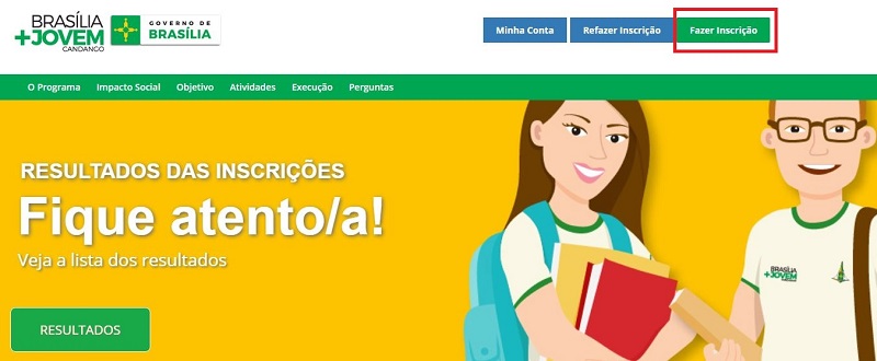 Inscrições Jovem Candango 2024