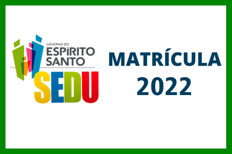 Matrícula SEDU ES 2023