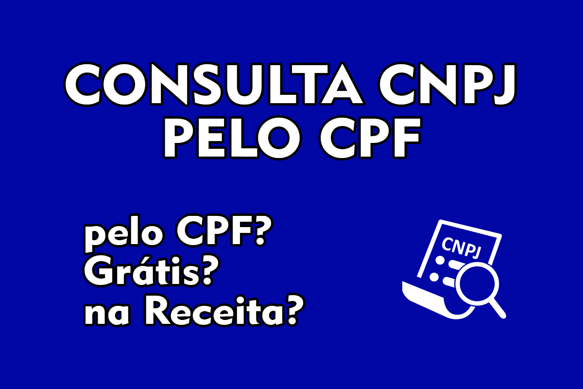 Consulta CNPJ pelo CPF