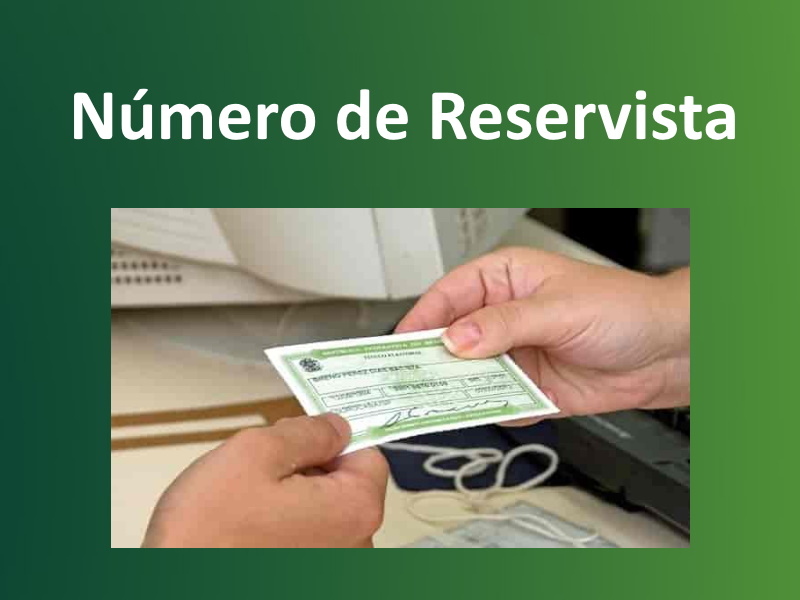 Número de Reservista