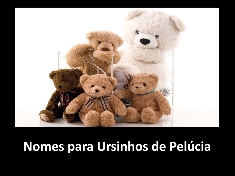 Nomes para Ursinhos de Pelúcia