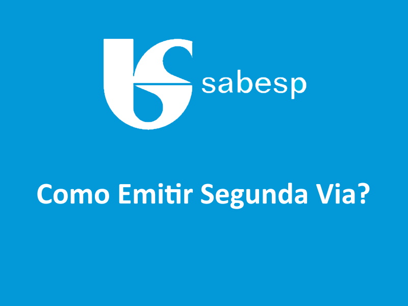 Sabesp 2ª Via