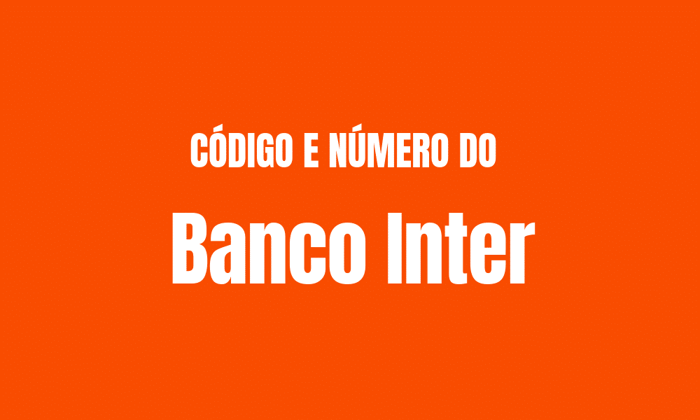 Código Banco Inter