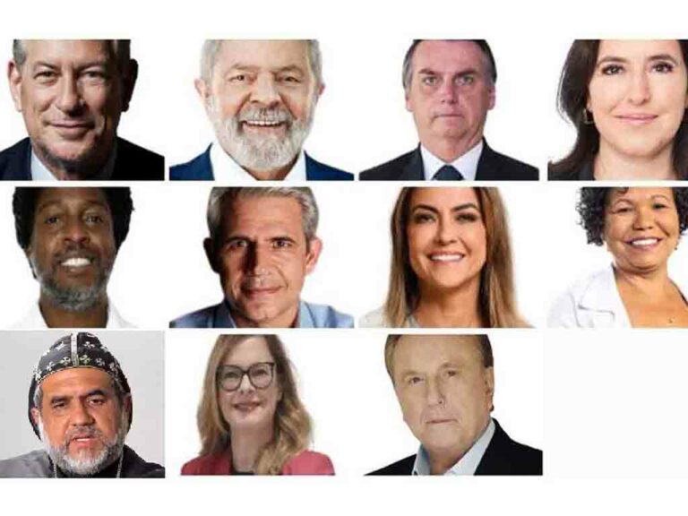 candidatos à presidência